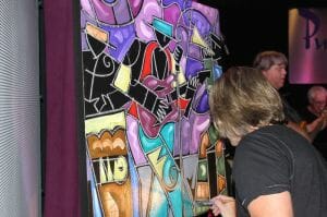 Live painting by Eric Waugh