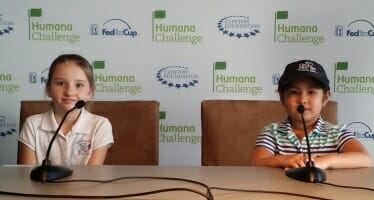 First Tee Coachella Valley Kids go behind the scene, Humana Challenge