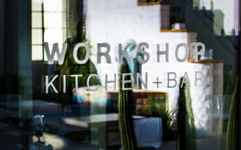 Coachella Valley Chef, Michael Beckman, of Palm Springs’ Workshop Kitchen + Bar, cooking at Coachella Festival
