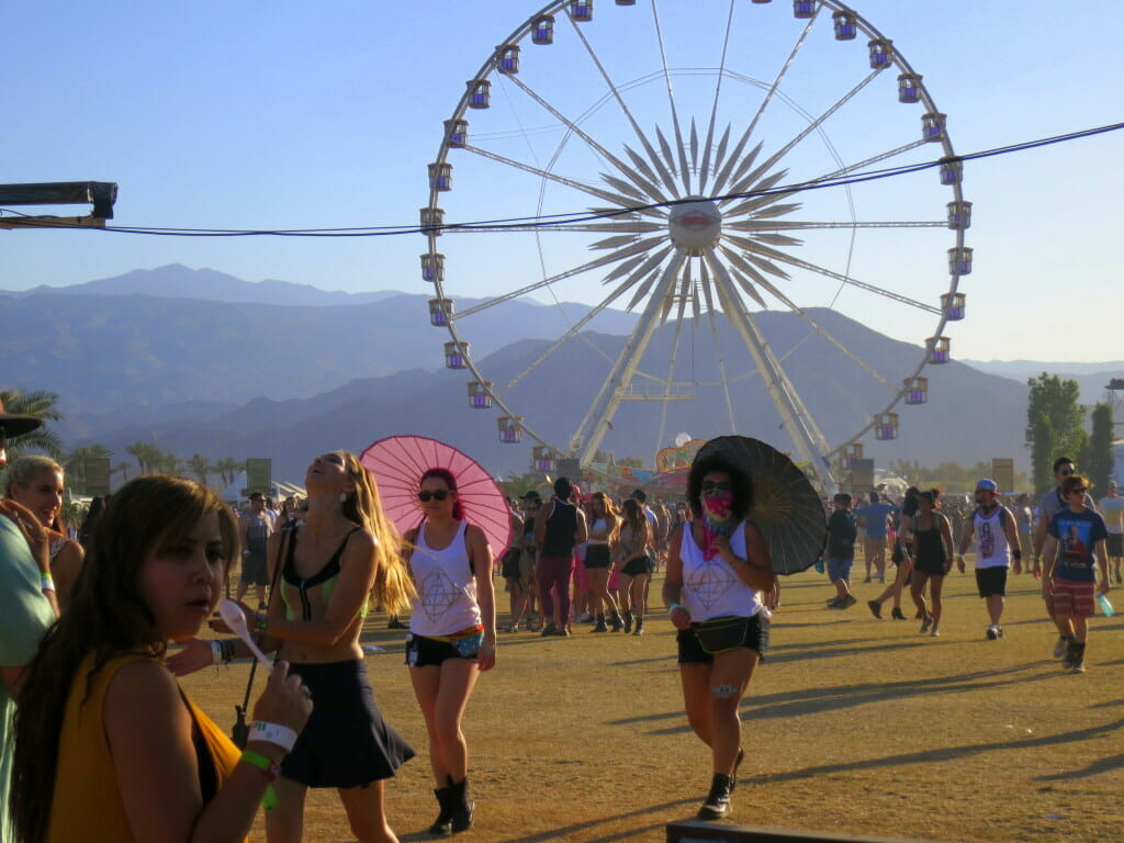 Coachella Ferris Wheel by Kat Ballard