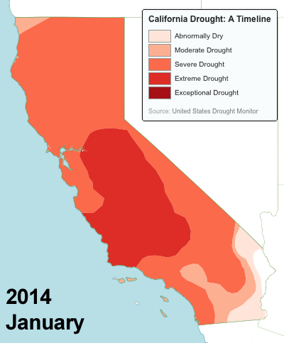 California Drought-Map-2014