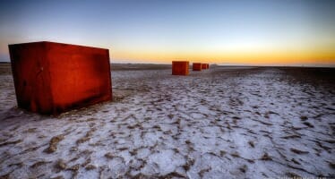 The Red Boxes at Salton Sea