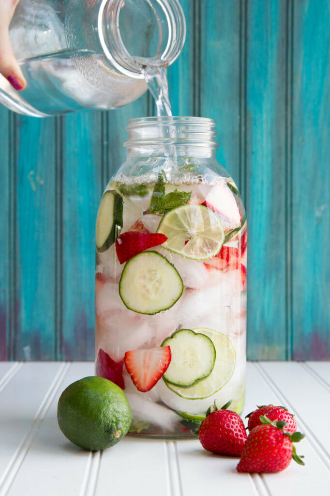 Strawberry, Lime, and Cucumber