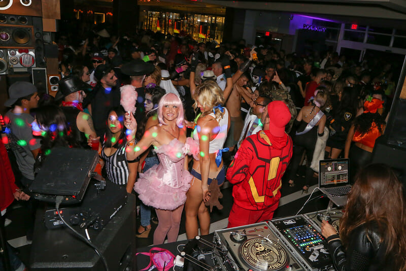 Join 8,000 frenzied Halloween costumed partiers at Hard Rock Palm Springs