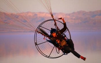 California Salton Sea Fly-in “Gathering” of Paramotor Pilots