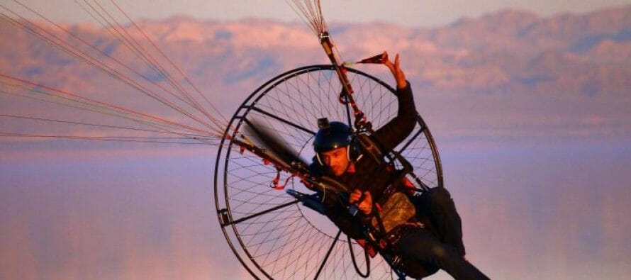 California Salton Sea Fly-in “Gathering” of Paramotor Pilots
