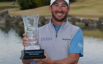 Winner of $1.206 million and the 2020 American Express Champion Andrew Landry