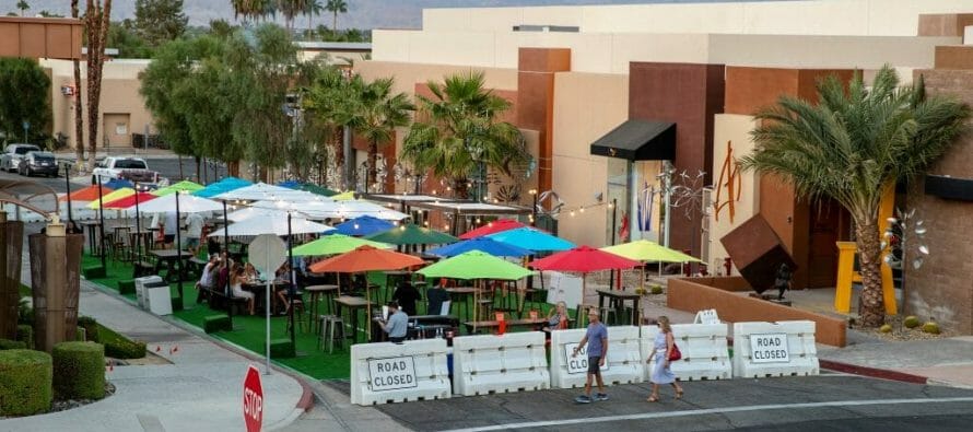Debut Of Lupine Plaza, New Outdoor Area For Palm Desert Restaurants And Diners To Enjoy!
