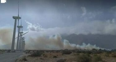 Evacuation Orders Issued In North Palm Springs Due To Mulch Fire