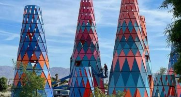 Coachella Fest Art Re-Installed at Indio Park