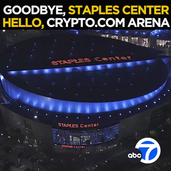 NBA Twitter blasts Lakers' Staples changing name to Crypto.com Arena
